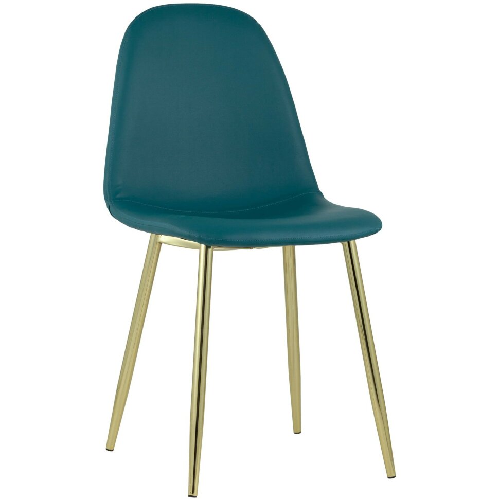 Стул Stool Group Валенсия экокожа зеленая золотые ножки Стул Stool Group Валенсия экокожа зеленая золотые ножки