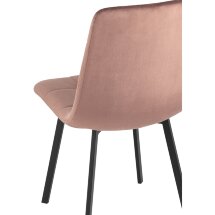 Стул Stool Group Chilly велюр пыльно-розовый