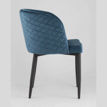 Стул Stool Group Оскар велюр сине-зеленый изумрудный мебельная ткань велюр