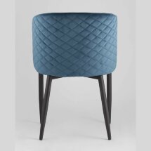 Стул Stool Group Оскар велюр сине-зеленый изумрудный мебельная ткань велюр