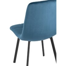 Стул Stool Group Chilly велюр сине-зеленый