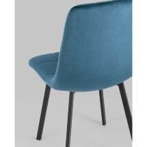 Стул Stool Group Chilly велюр сине-зеленый