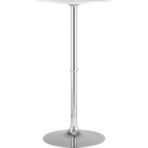 Стол барный Stool Group Мохито NEW белый, металлокаркас с гальванизацией хромом, с гальванизацией хромом
