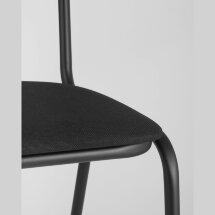 Стул Stool Group Севен (Seven) черный для посетителей и конференц залов, пластиковые опоры, фанера, поролон