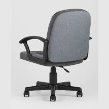 Компьютерное кресло Stool Group TopChairs Comfort офисное серое в текстильной обивке с механизмом регулировки по высоте