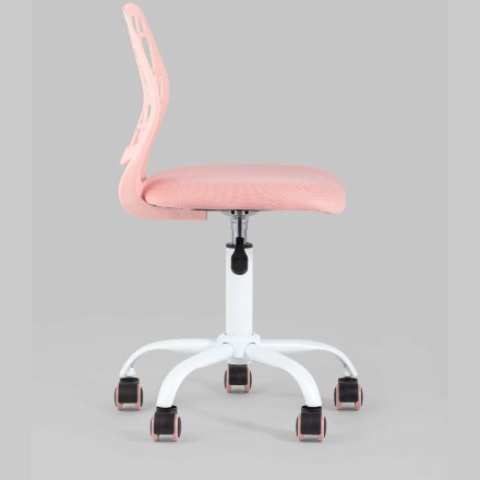 Компьютерное кресло Stool Group детское Эльза розовый обивка сетка текстиль спинка пластик крестовина металл пластик механизм ре 