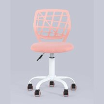Компьютерное кресло Stool Group детское Эльза розовый обивка сетка текстиль спинка пластик крестовина металл пластик механизм ре