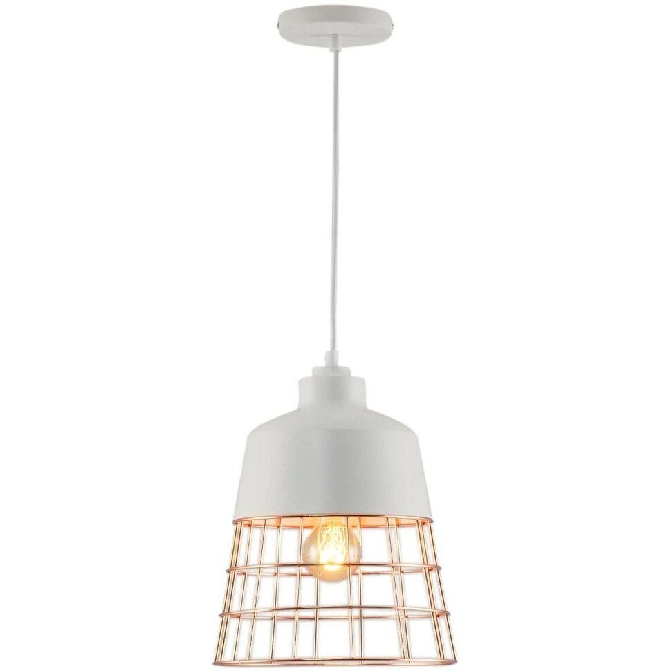 Светильник Moderli GD-C213-A белый Lora 1*E27*60W подвесной Светильник Moderli GD-C213-A белый Lora 1*E27*60W подвесной