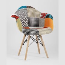 Кресло Eames DSW пэчворк