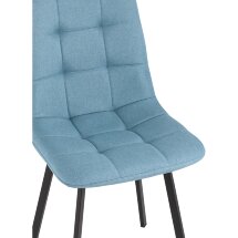 Стул Stool Group Chilly рогожка голубой