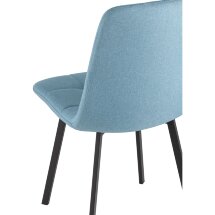 Стул Stool Group Chilly рогожка голубой