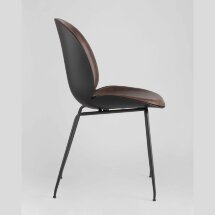 Стул Stool Group Beetle PU коричневый, металлический каркас, черные ножки