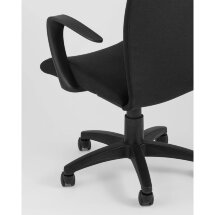 Компьютерное кресло TopChairs TopChairs Harmony офисное черное в прочной текстильной обивке, механизм регулировки по высоте