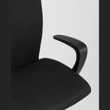 Компьютерное кресло TopChairs TopChairs Harmony офисное черное в прочной текстильной обивке, механизм регулировки по высоте