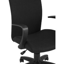 Компьютерное кресло TopChairs TopChairs Harmony офисное черное в прочной текстильной обивке, механизм регулировки по высоте