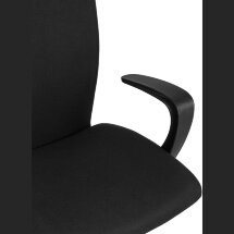 Компьютерное кресло TopChairs TopChairs Harmony офисное черное в прочной текстильной обивке, механизм регулировки по высоте