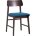Комплект из двух стульев Stool Group ODEN мягкая тканевая синяя обивка 