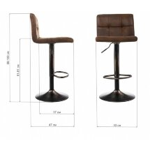 Барный стул Мебель Китая Paskal vintage brown