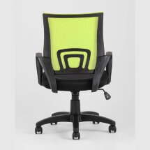 Компьютерное кресло TopChairs TopChairs Simple офисное зеленое в обивке из текстиля с сеткой, механизм качания Top Gun