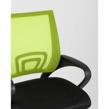 Компьютерное кресло TopChairs TopChairs Simple офисное зеленое в обивке из текстиля с сеткой, механизм качания Top Gun
