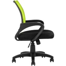 Компьютерное кресло TopChairs TopChairs Simple офисное зеленое в обивке из текстиля с сеткой, механизм качания Top Gun