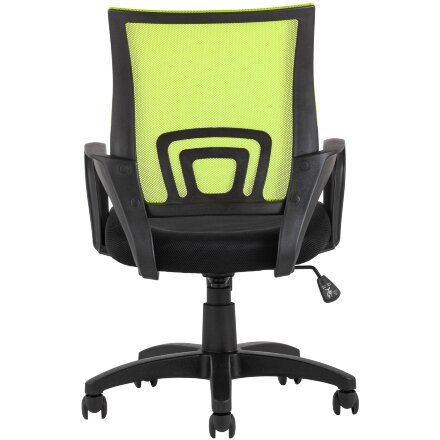 Компьютерное кресло TopChairs TopChairs Simple офисное зеленое в обивке из текстиля с сеткой, механизм качания Top Gun 