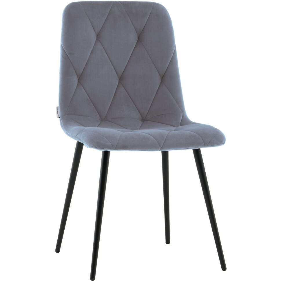 Стул Одди Diamond велюр серый Стул Одди Diamond велюр серый