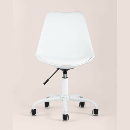 Стул офисный Stool Group Blok пластиковый белый 
