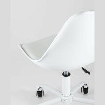 Стул офисный Stool Group Blok пластиковый белый