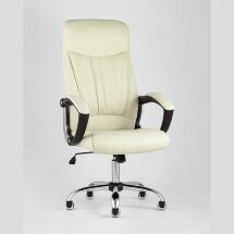 Компьютерное кресло TopChairs TopChairs Tower офисное черное в обивке из экокожи, механизм качания Top Gun