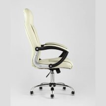 Компьютерное кресло TopChairs TopChairs Tower офисное черное в обивке из экокожи, механизм качания Top Gun
