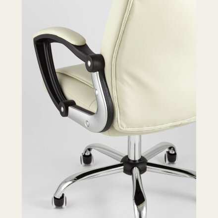Компьютерное кресло TopChairs TopChairs Tower офисное черное в обивке из экокожи, механизм качания Top Gun