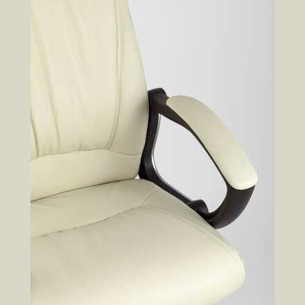 Компьютерное кресло TopChairs TopChairs Tower офисное черное в обивке из экокожи, механизм качания Top Gun
