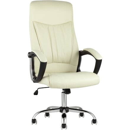 Компьютерное кресло TopChairs TopChairs Tower офисное черное в обивке из экокожи, механизм качания Top Gun