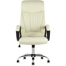 Компьютерное кресло TopChairs TopChairs Tower офисное черное в обивке из экокожи, механизм качания Top Gun