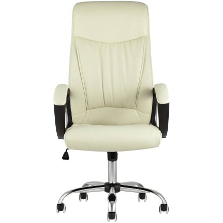 Компьютерное кресло TopChairs TopChairs Tower офисное черное в обивке из экокожи, механизм качания Top Gun