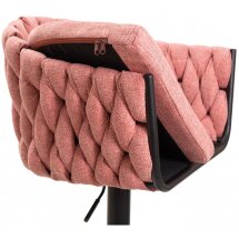Барный стул 9690-LM Leon розовый / черный