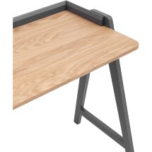 Стол письменный Stool Group Pyramid 118*53 светлое дерево/серый