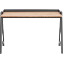 Стол письменный Stool Group Pyramid 118*53 светлое дерево/серый