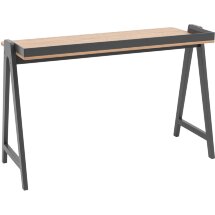 Стол письменный Stool Group Pyramid 118*53 светлое дерево/серый