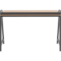 Стол письменный Stool Group Pyramid 118*53 светлое дерево/серый
