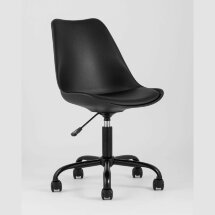 Стул офисный Stool Group Blok пластиковый черный