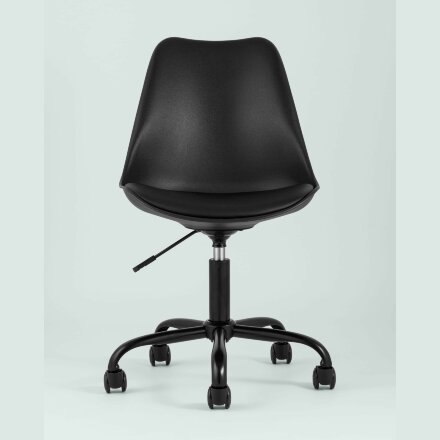 Стул офисный Stool Group Blok пластиковый черный 