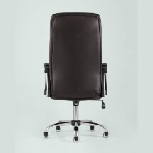 Компьютерное кресло TopChairs TopChairs Tower офисное коричневое в обивке из экокожи, механизм качания Top Gun