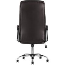 Компьютерное кресло TopChairs TopChairs Tower офисное коричневое в обивке из экокожи, механизм качания Top Gun