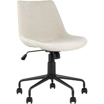 Компьютерное кресло Stool Group Кайзер бежевый обивка шенилл крестовина металл черный