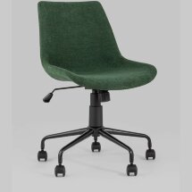 Компьютерное кресло Stool Group Кайзер зеленый обивка шенилл крестовина металл черный