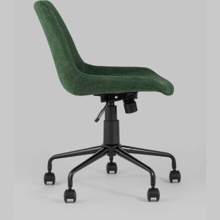 Компьютерное кресло Stool Group Кайзер зеленый обивка шенилл крестовина металл черный 