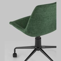 Компьютерное кресло Stool Group Кайзер зеленый обивка шенилл крестовина металл черный
