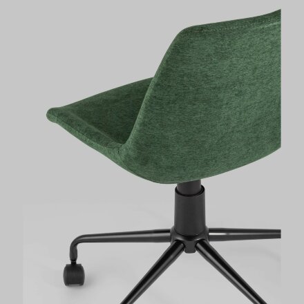 Компьютерное кресло Stool Group Кайзер зеленый обивка шенилл крестовина металл черный 